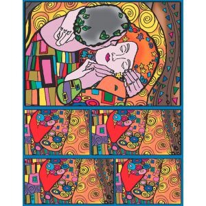 Pudełko Colorvelvet Klimt pocałunek